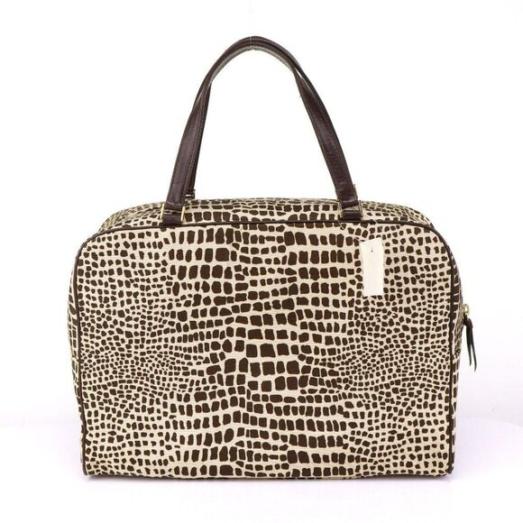 Kate Spade SAFARI Weekender Travel Satchel in Brown $295+ - Picture 7 of 12